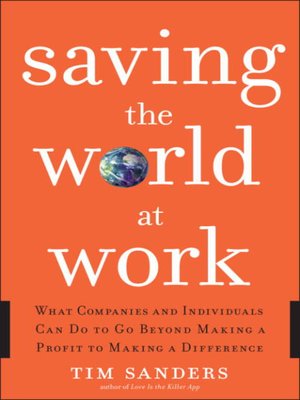 cover image of Saving the World at Work